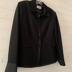 Kasper Black Women's Dress Jacket Blazer Wonderful to the Touch